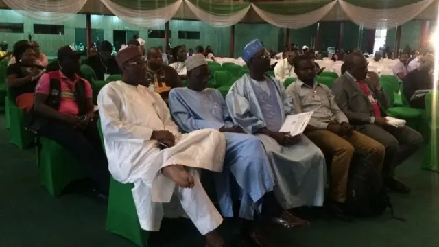 Audience at the Nigeria electoral centre