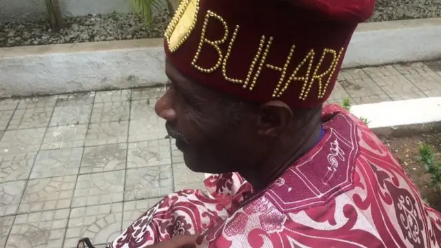 Buhari supporter in Abuja