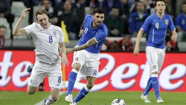 Phil Jones struggles in England's midfield