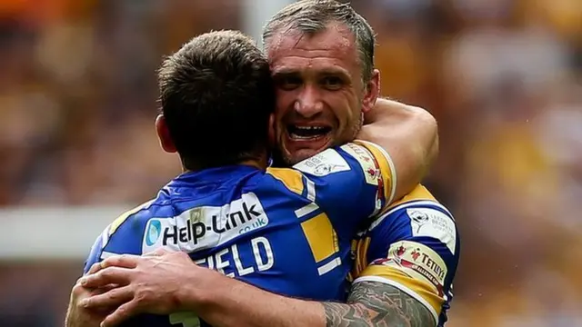 Kevin Sinfield and Jamie Peacock