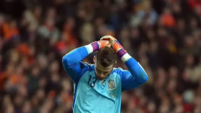 Spain keeper David de Gea