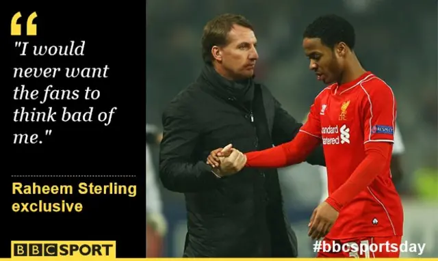 Raheem Sterling, Brendan Rodgers