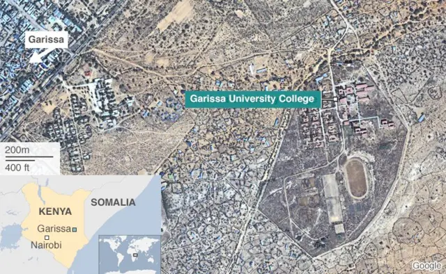 Satellite map of Garissa