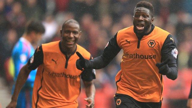 Benik Afobe (right) and Bakary Sako