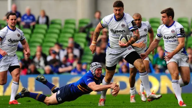 Matt Banahan on the rampage for Bath