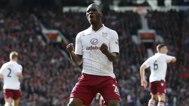 Benteke celebrates