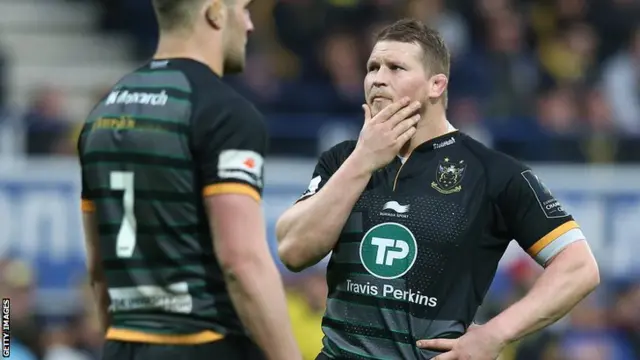 Perplexed Northampton captain Dylan Hartley