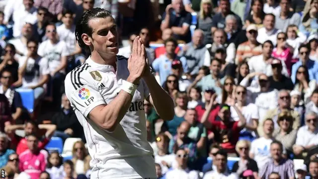 Gareth Bale in action for Real Madrid against Granada