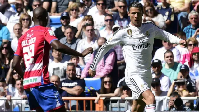 Ronaldo in action against Granada