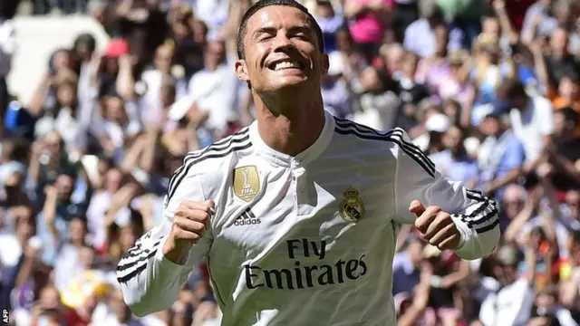 Ronaldo celebrates