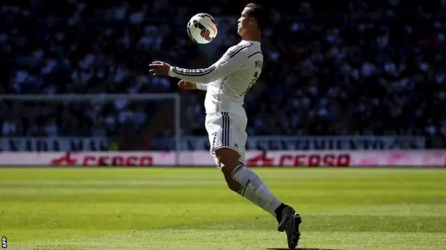 Ronaldo in action against Granada