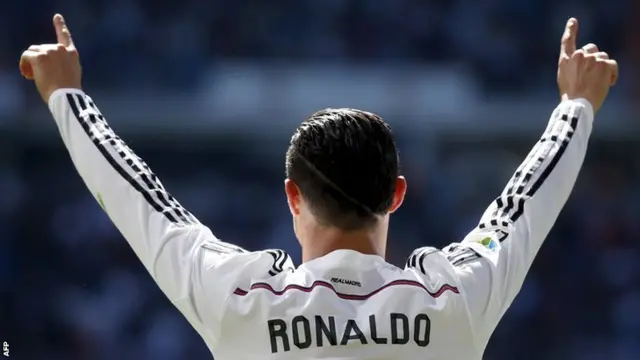 Ronaldo celebrates