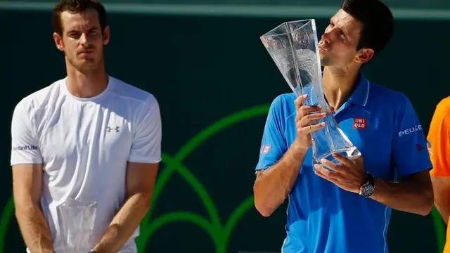 Andy Murray and Novak Djokovic