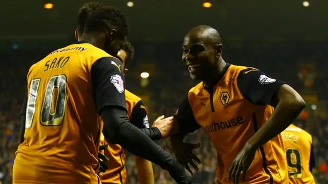 Wolves celebrate