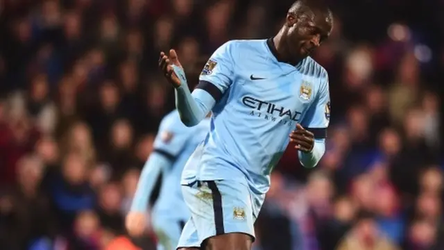 Yaya Toure celebrates