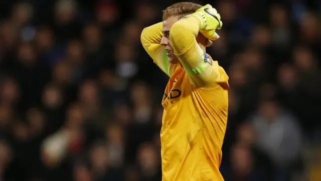 Joe Hart looks dejected