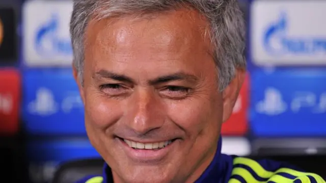 Jose Mourinho smiles