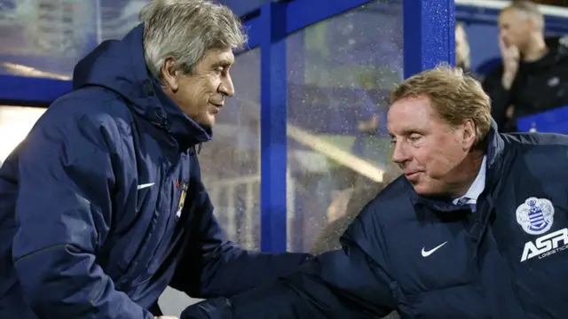 Manuel Pellegrini and Harry Redknapp