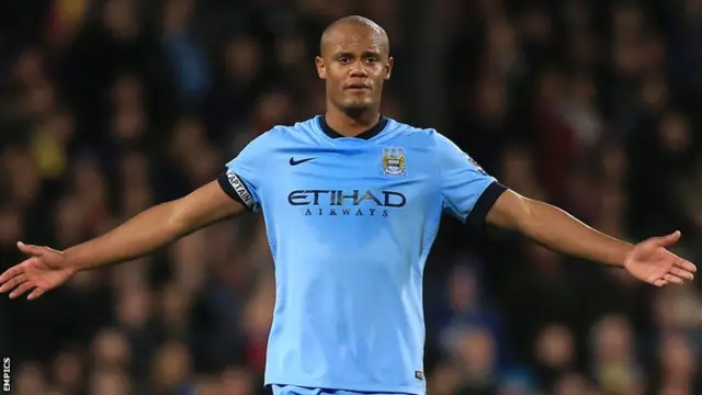 Manchester City captain Vincent Kompany