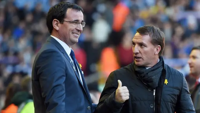 Gary Bowyer and Brendan Rodgers