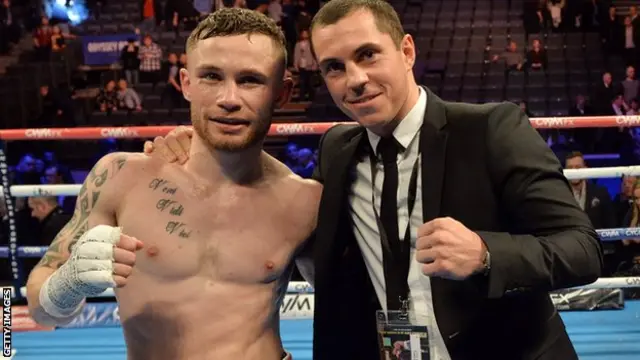 Carl Frampton (left) and Scott Quigg