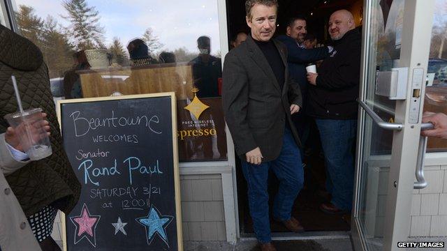 Senator Rand Paul in New Hampshire