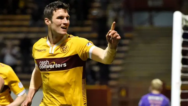 Motherwell striker John Sutton