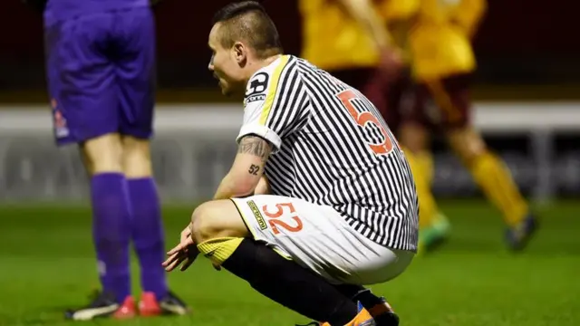 St Mirren player Viktor Genev