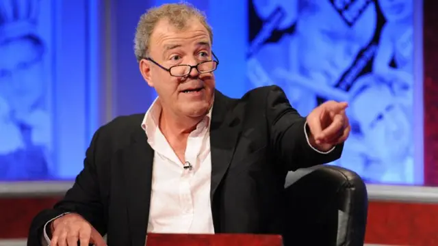 Jeremy Clarkson hosting Have I Got News for You in 2014