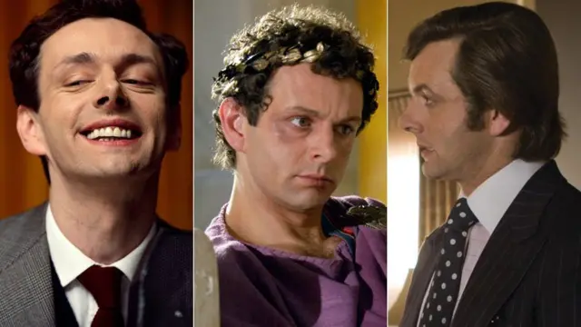 Michael Sheen as Kenneth Williams in Fantabulosa!, Nero in Ancient Rome: The Rise and Fall of an Empire and David Frost in Frost/Nixon