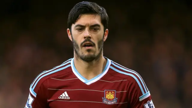 West Ham defender James Tomkins