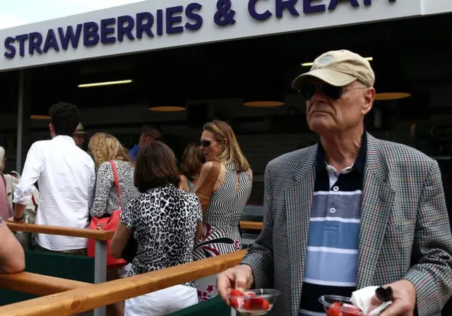 Strawberries and cream at Wimbledon