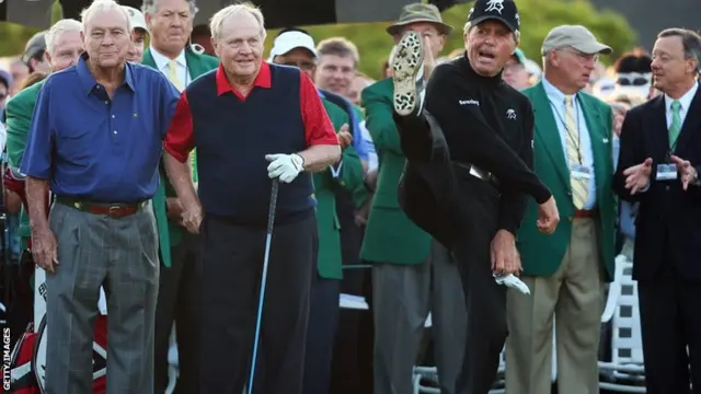 Arnold Palmer, Jack Nicklaus, Gary Player