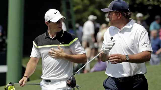 Rory McIlroy and Phil Mickelson