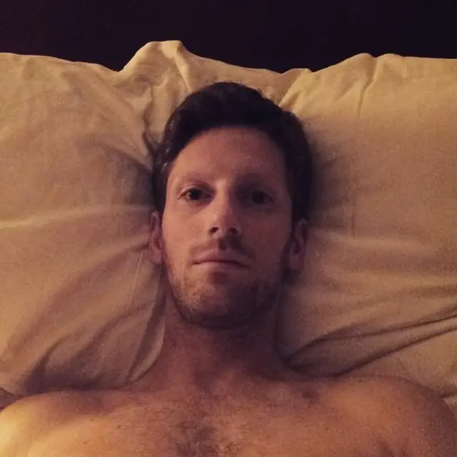 Grosjean selfie