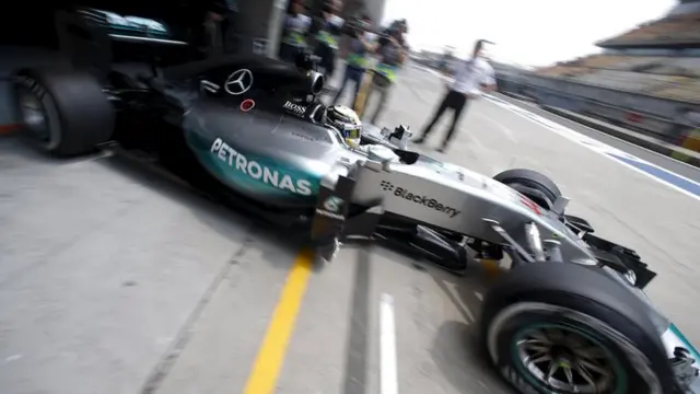 Mercedes driver Lewis Hamilton