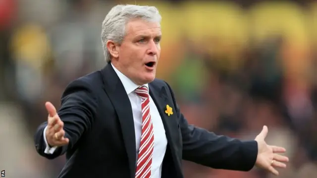 Stoke boss Mark Hughes