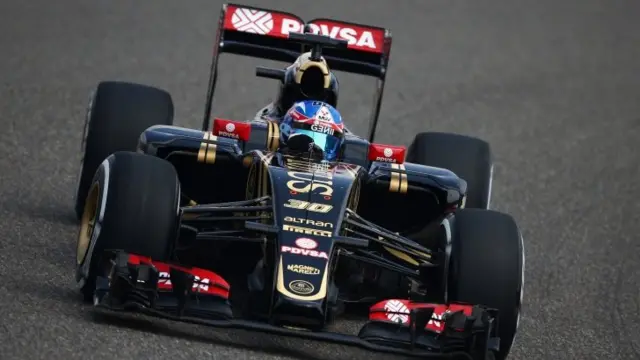 Jolyon Palmer in the Lotus