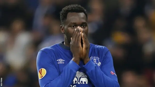 Everton striker Romelu Lukaku