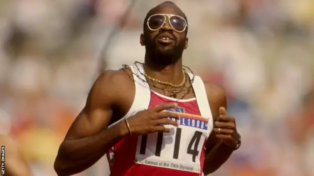 Edwin Moses at the 1988 Olympics in Seoul