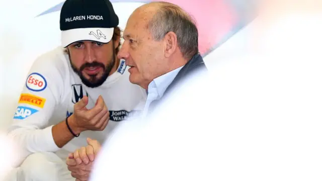 Fernando Alonso and Ron Dennis