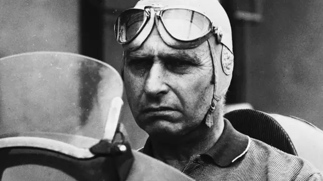 Juan Manuel Fangio at Monza in 1970