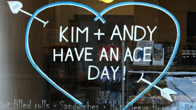 Kim and Andy