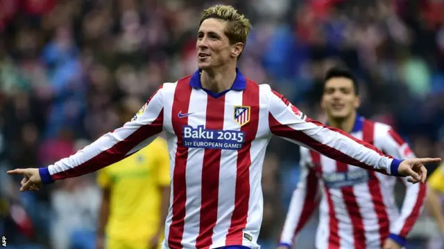 Atletico Madrid forward Fernanado Torres