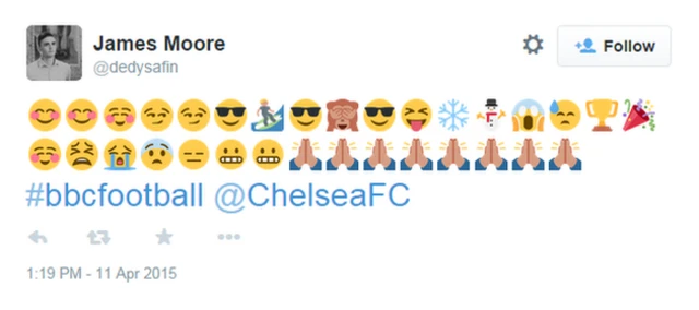 Chelsea's season in emoticons