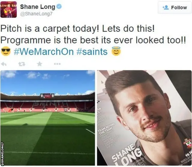 Shane Long tweet