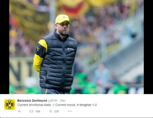 Borussia Dortmund tweet