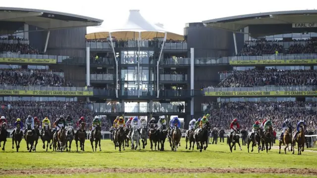 The start of the 2015 Grand National