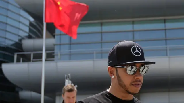 Mercedes AMG F1 driver Lewis Hamilton