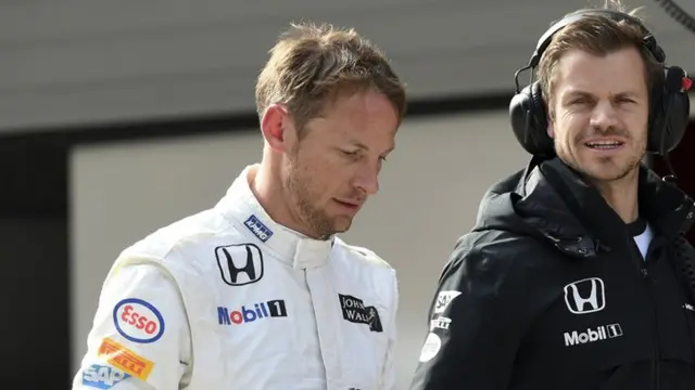 McLaren driver Jenson Button